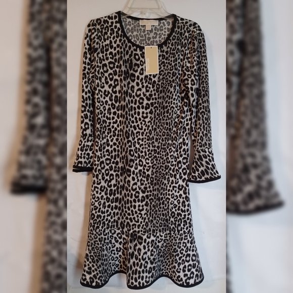 Michael Kors Leopard Print Dress - Picture 3 of 7